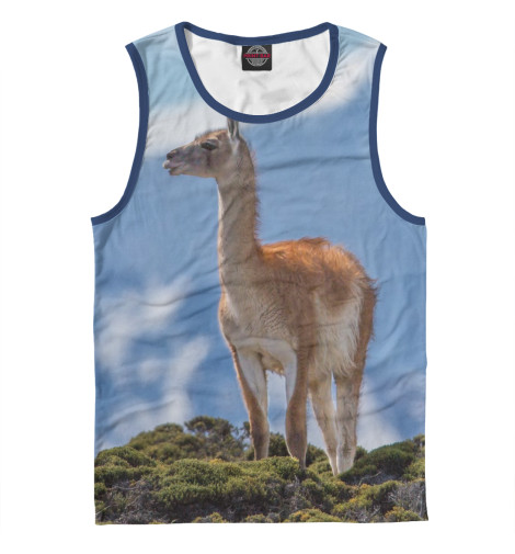 

Майки Print Bar, Белый, Лама