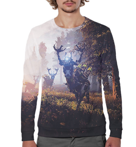 

Свитшоты Print Bar, Белый, Horizon Zero Dawn