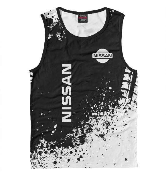 Майка для мальчика с изображением Nissan цвета Белый