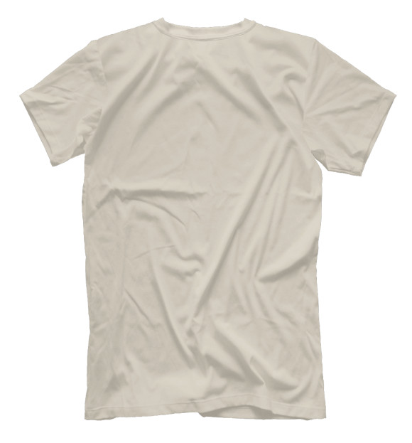 Мужская футболка с изображением Охотничий туризм цвета Белый