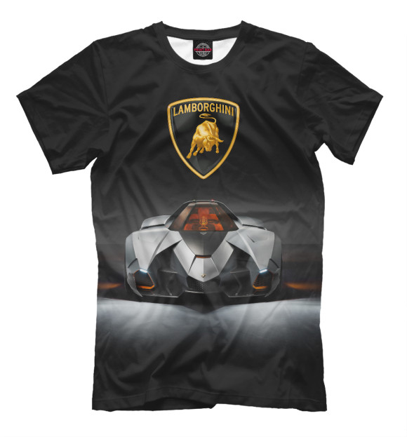 Футболка для мальчиков с изображением Lamborghini Egoista цвета Белый