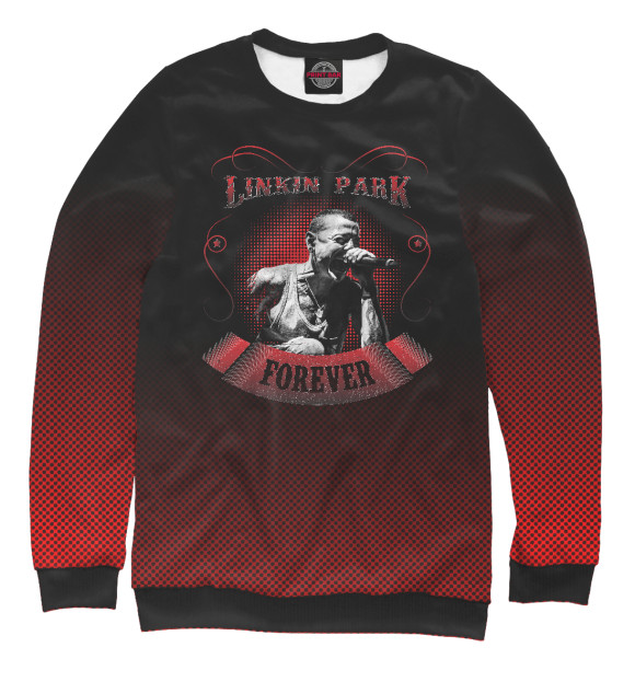 Свитшот для мальчиков с изображением Linkin Park цвета Белый