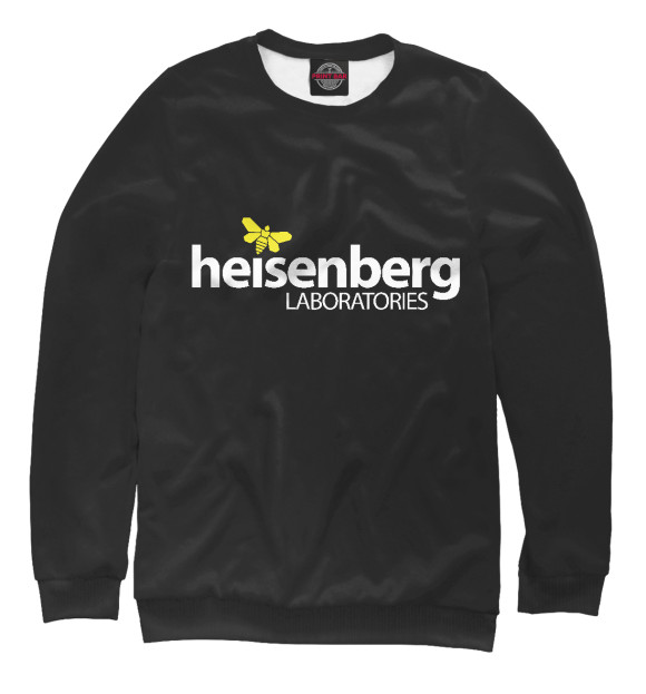 Мужской свитшот с изображением Heisenberg Lab цвета Белый