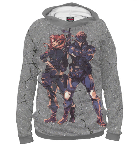 

Худи Print Bar, Белый, Metal Gear