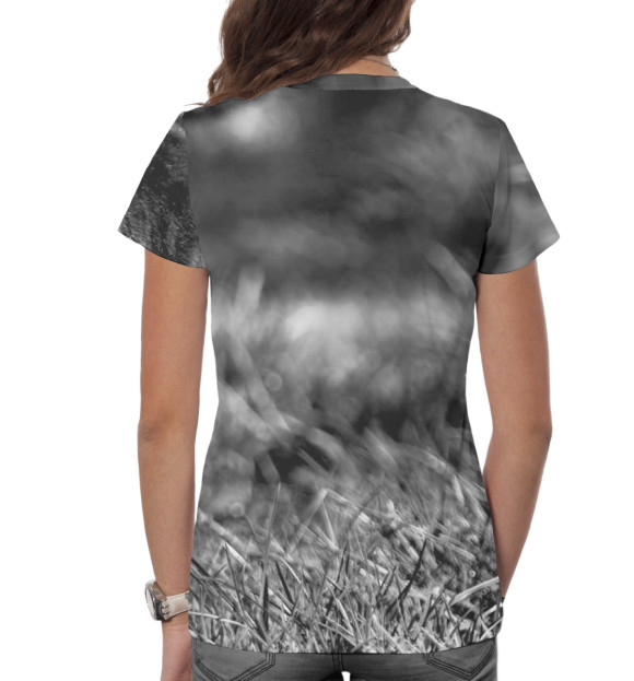 Женская футболка с изображением Пантера цвета Белый