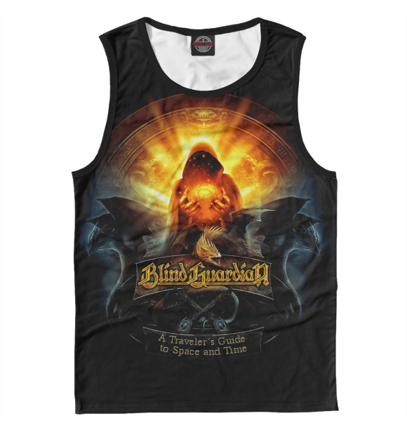 Майка для мальчика с притом Blind Guardian цвета Белый Майка для мальчика с изображением Blind Guardian цвета Белый