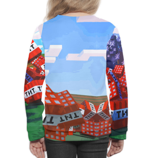 

Свитшоты Print Bar, Белый, Minecraft
