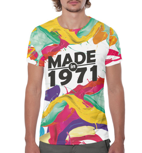 

Футболки Print Bar, Молочно-белый, Made in 1971