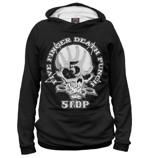 

Худи Print Bar, Белый, Five Finger Death Punch