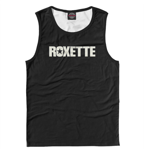 Мужская майка с изображением Roxette цвета Белый