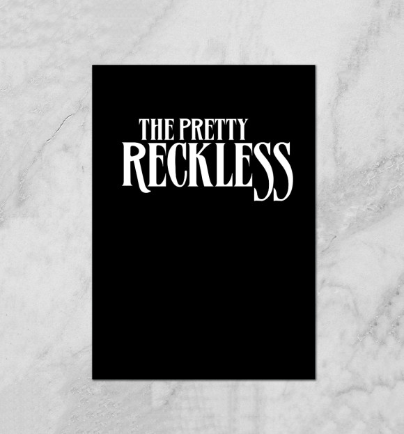 Плакат с притом The Pretty Reckless цвета Белый Плакат с изображением The Pretty Reckless цвета Белый
