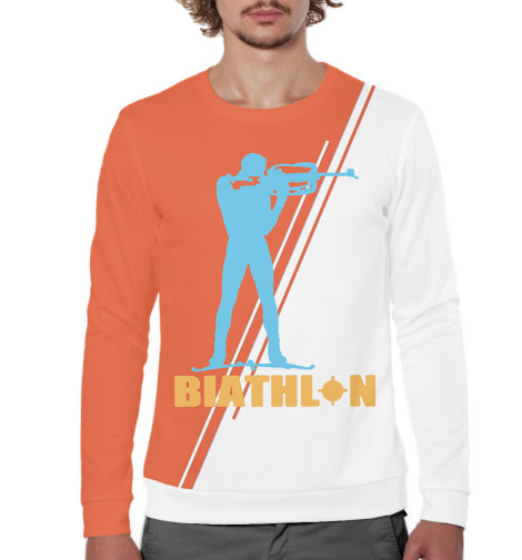 

Свитшоты Print Bar, Белый, Биатлон