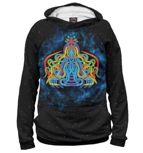 

Худи Print Bar, Белый, Space buddha
