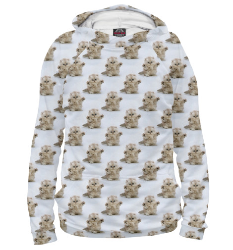 

Худи Print Bar, Белый, Милые котята