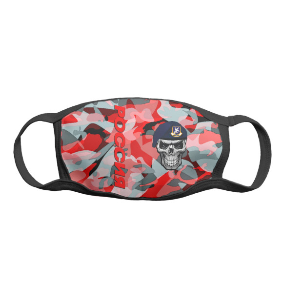 Маска тканевая с притом Армия России цвета Белый Маска тканевая с изображением Армия России цвета Белый