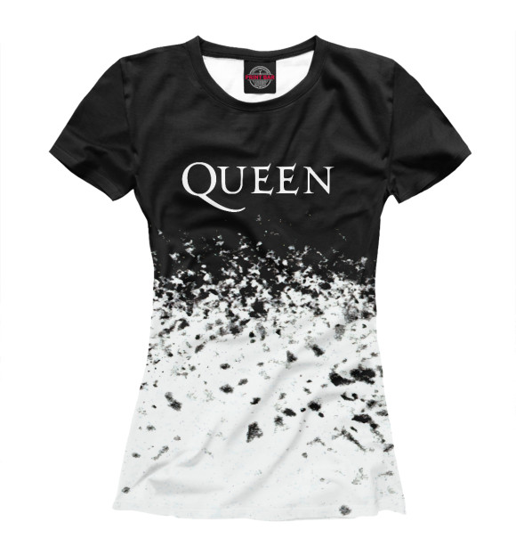 Женская футболка с изображением Queen цвета Белый