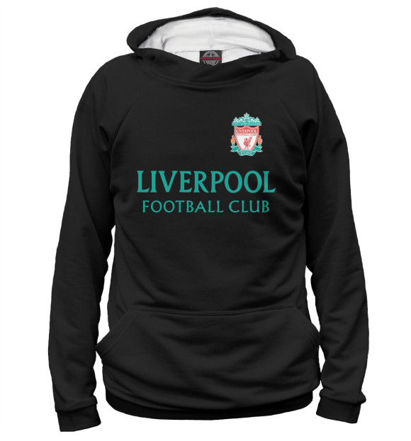 Мужское худи с изображением Liverpool цвета Белый