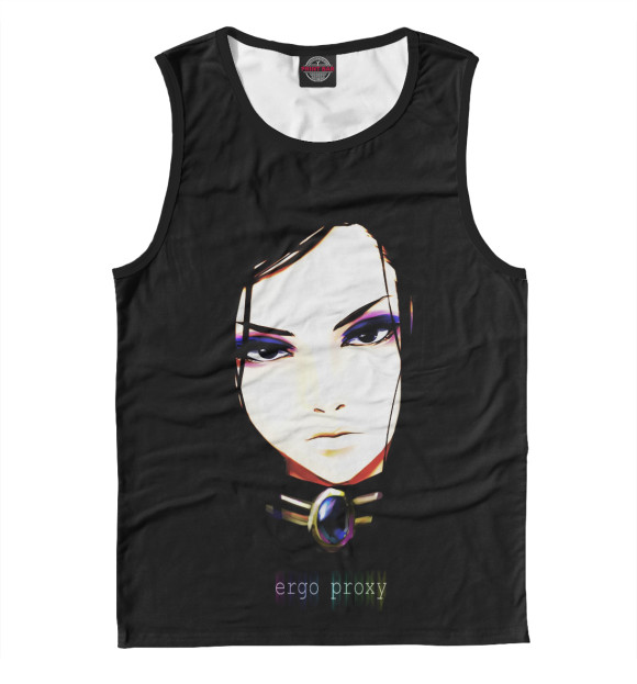 Мужская майка с изображением Proxy цвета Белый