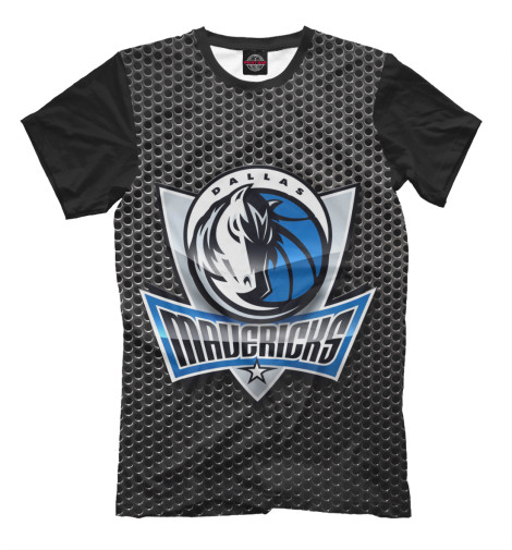 

Футболки Print Bar, Черный, Dallas Mavericks