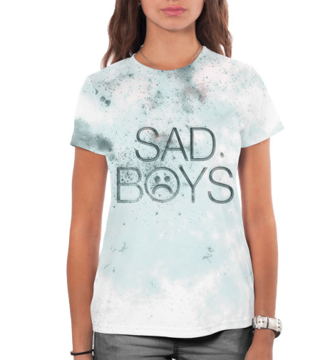 

Футболки Print Bar, Белый, Sad Boys