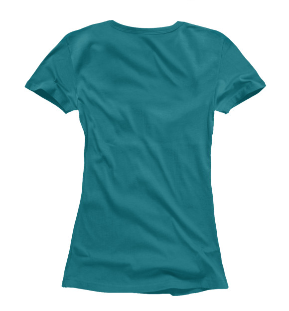 Женская футболка с изображением Зайка цвета Белый