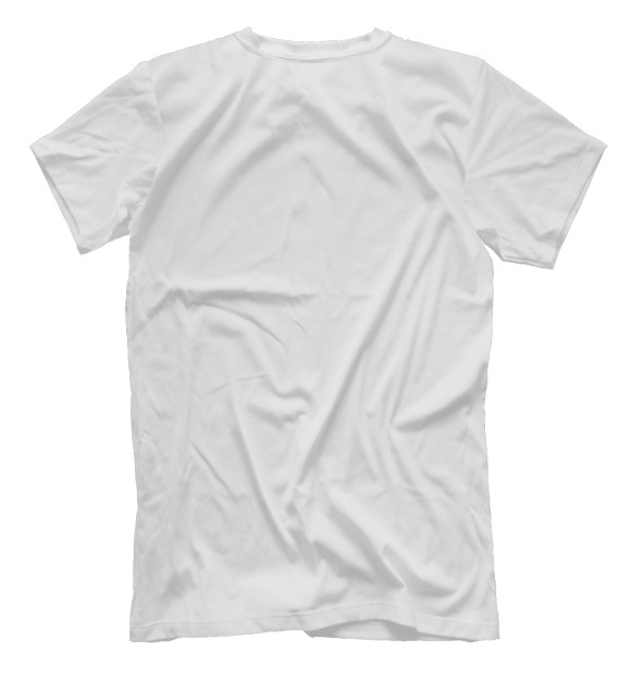 Мужская футболка с изображением Брюс Ли за пультом цвета Белый