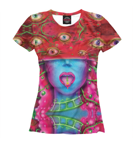 

Футболки Print Bar, Белый, Mushroom Girl