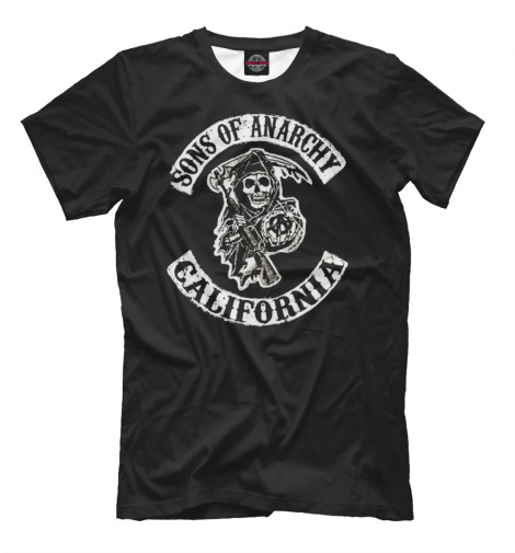 

Футболки Print Bar, Черный, sons of anarchy