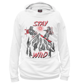 Мужское худи Stay wild