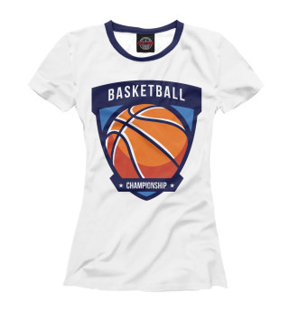 Женская футболка Баскетбол