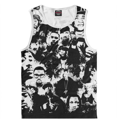

Майки Print Bar, Белый, Хип хоп