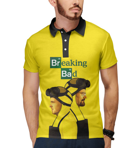 

Поло Print Bar, Белый, Breaking bad