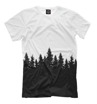 Мужская футболка Русский лес
