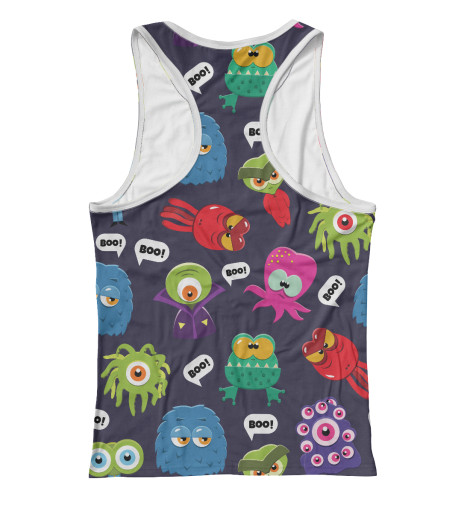 

Майки борцовки Print Bar, Белый, Monster