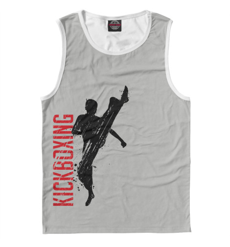 

Майки Print Bar, Белый, Кикбоксинг