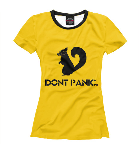 

Футболки Print Bar, Белый, Dont panic