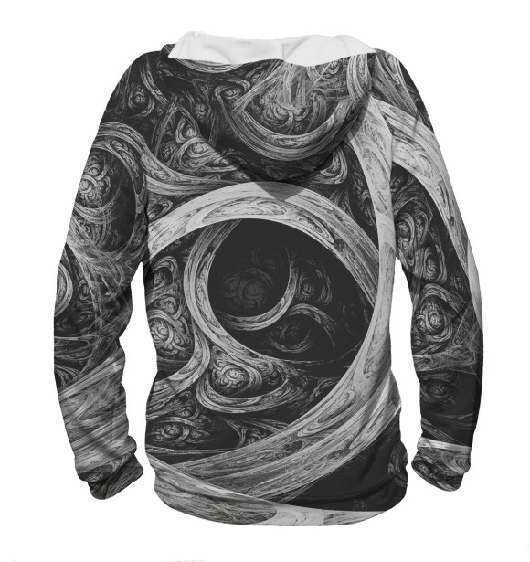 Мужское худи с изображением Print Bar цвета Белый