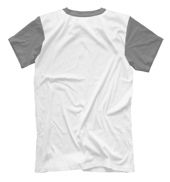 Мужская футболка с изображением Шнауцер цвета Белый