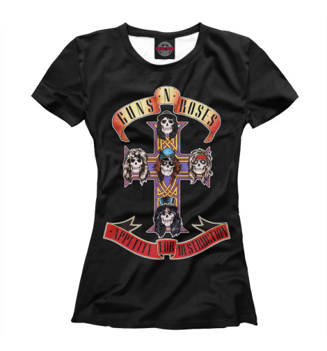 

Футболки Print Bar, Белый, Guns N' Roses