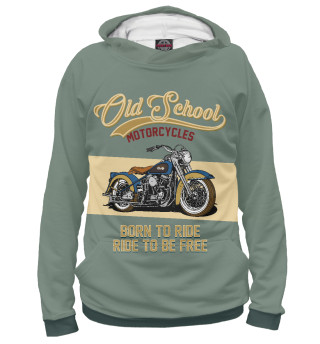 Худи для девочки Мотоциклы - Старая школа