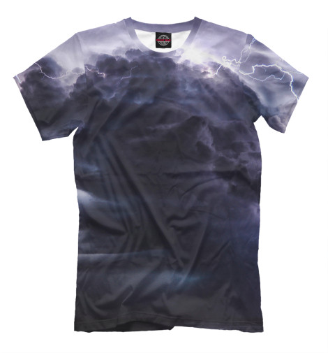 

Футболки Print Bar, Черный, Гроза