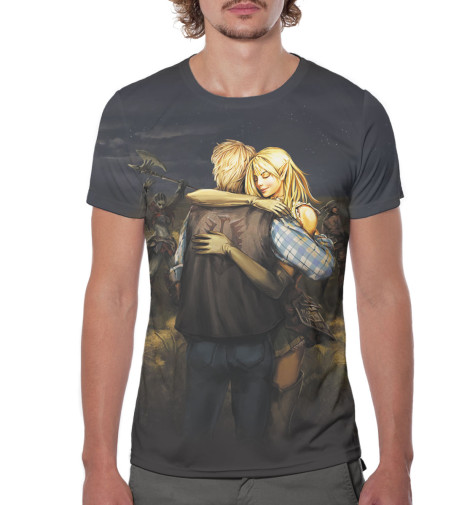 

Футболки Print Bar, Молочно-белый, Lineage 2