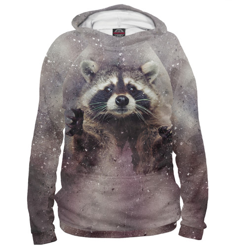 

Худи Print Bar, Белый, Енотик