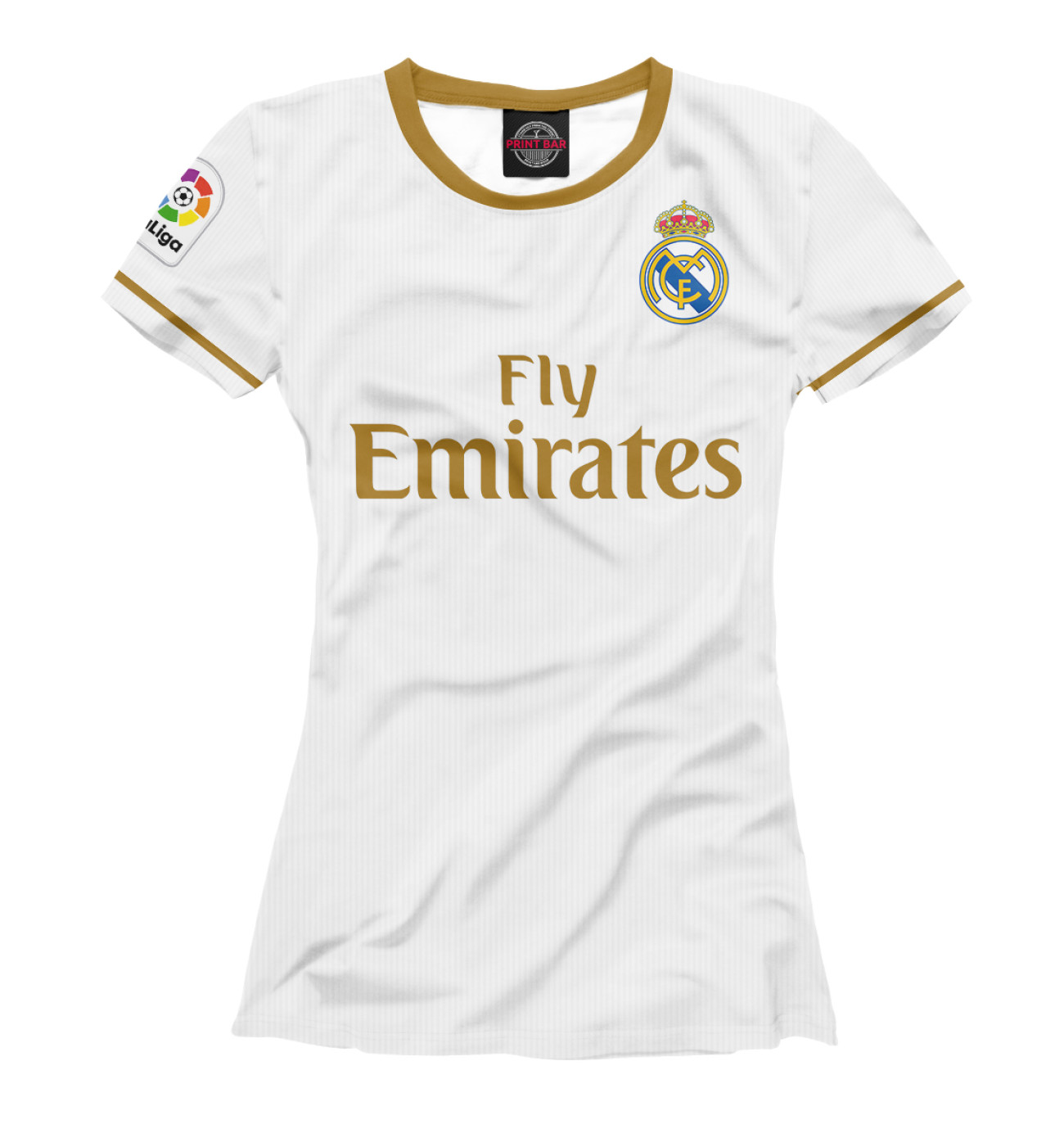Женская Футболка Азар Реал Мадрид форма домашняя 19/20, артикул: REA-169721-fut-1