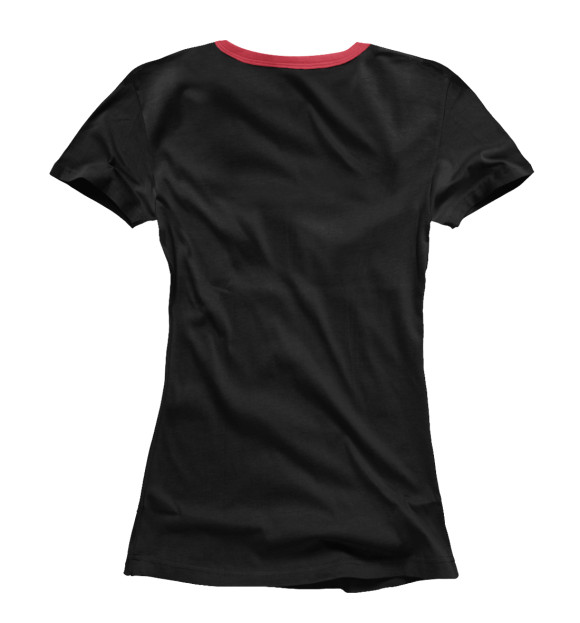 Женская футболка с изображением NERO: Between Worlds цвета Белый
