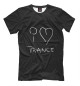 Мужская футболка I love trance