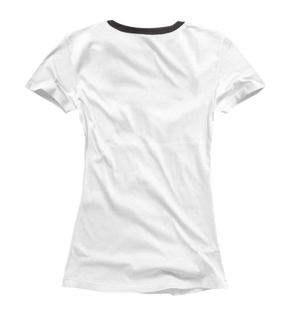 Женская футболка с изображением Шива цвета Белый