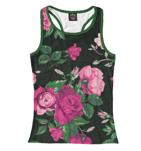

Майки борцовки Print Bar, Белый, Розы