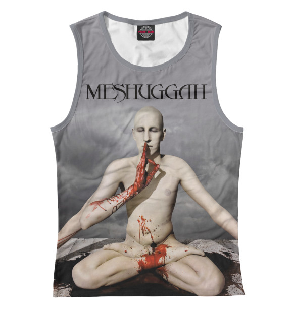 Майка для девочки с изображением Meshuggah цвета Белый