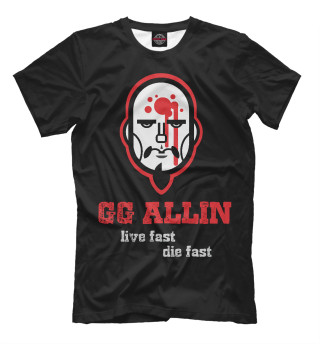 Мужская футболка Gg allin